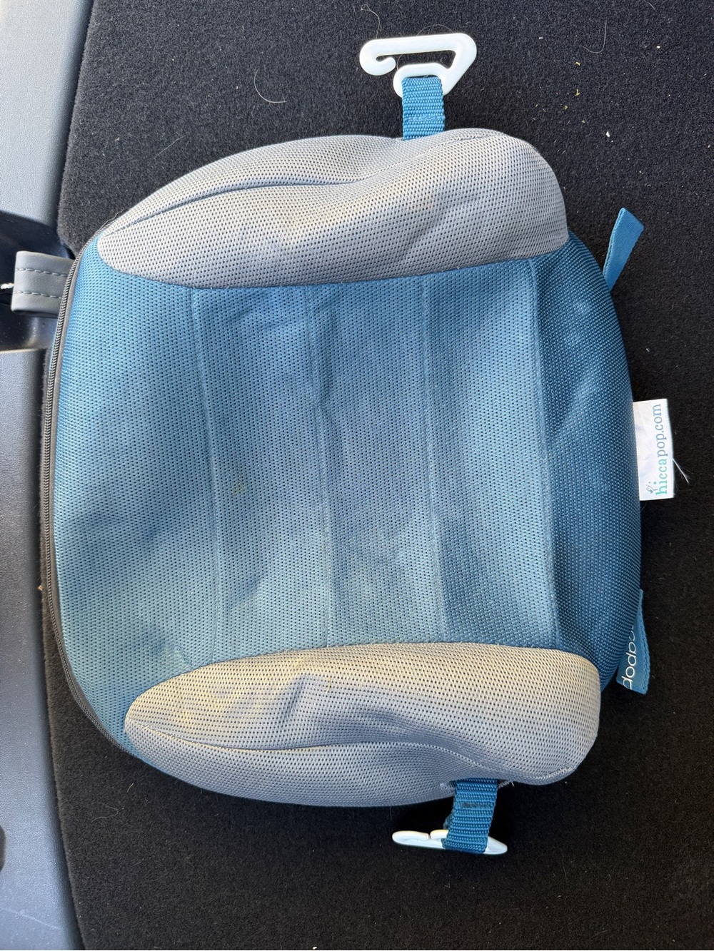 Blue and Gray Kids Booster Seat Cushion - Chicco